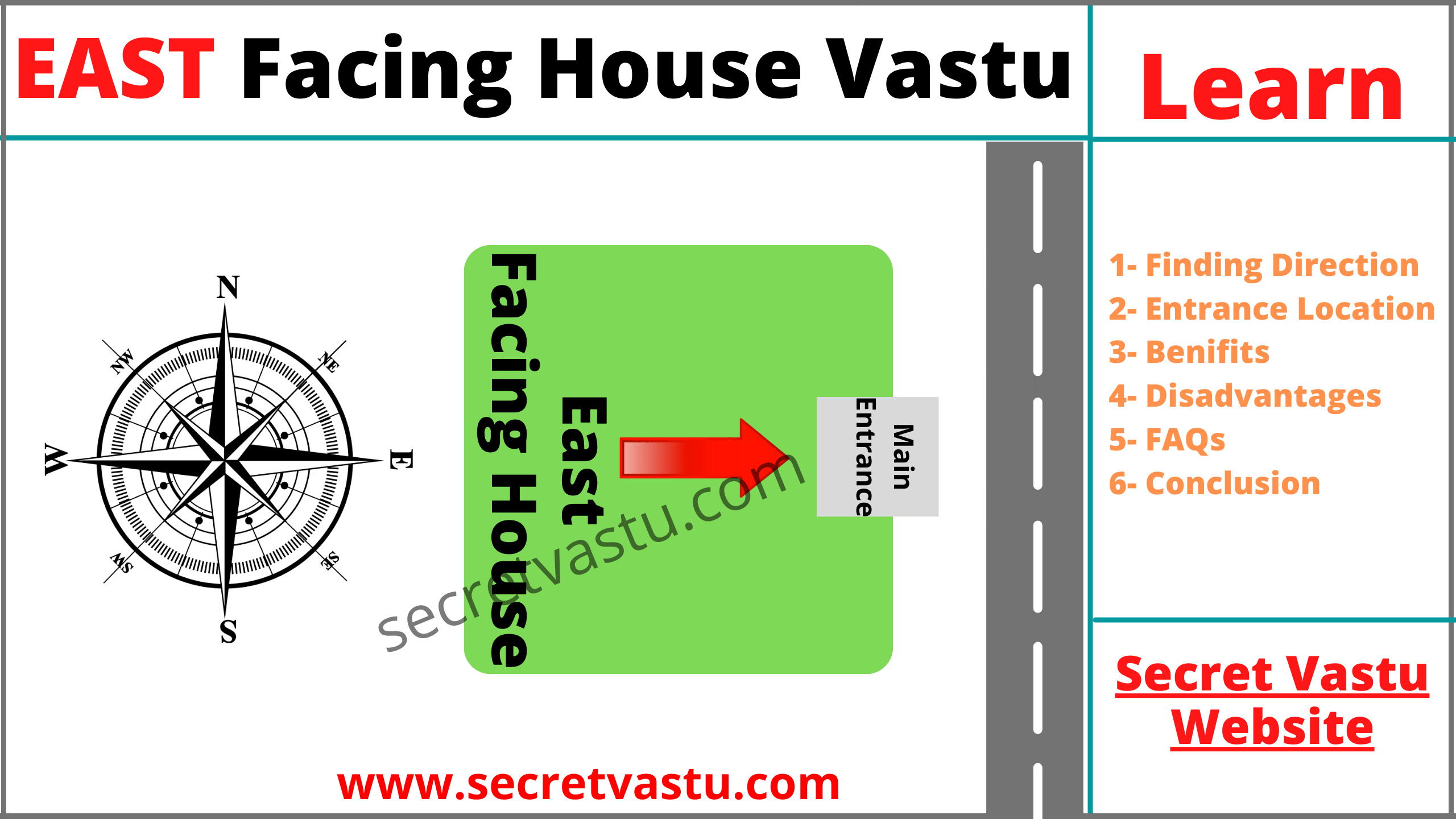 East facing house vastu tips