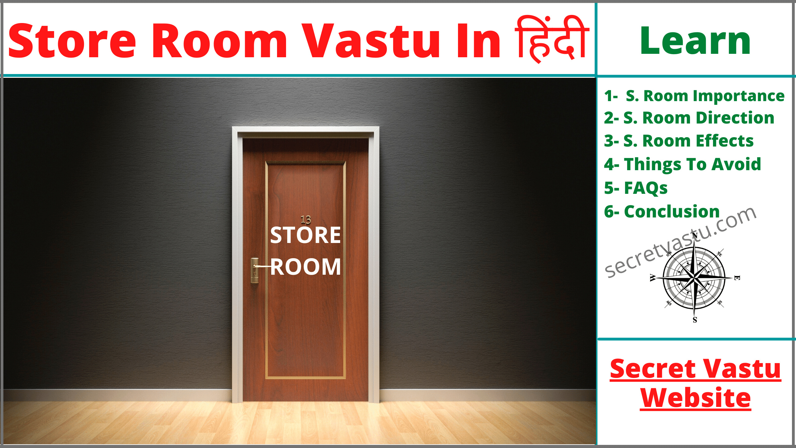 Vastu Tips For Store Room